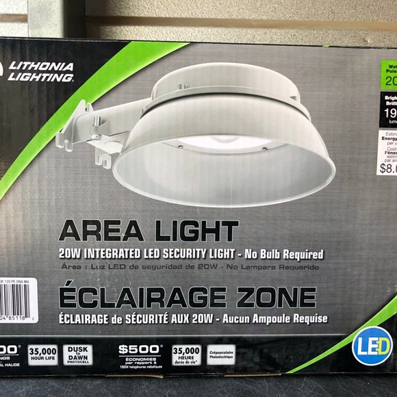 Lithonia Lighting 20W LED 1900 Lumen Outdoor Area Security D2D Photocell Light - Picture 3 of 4
